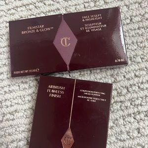 Charlotte Tilbury NEW Airbrush Flawless Powder & Filmstar Bronze & Glow - FAIR